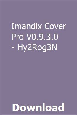 imandix cover pro 0.9.2.8
